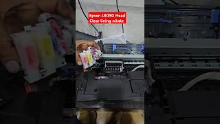 Epson L8050 L18050 Photo Lining print problem Lining nikale #headclean #HeadNotworking