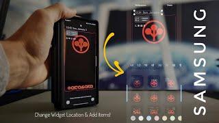 ●Samsung Galaxy | How To Move & Add Lock Screen Widgets & Change Accent Color!