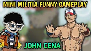 John Cena In Mini Militia || Mini Militia Funny Gameplay || Visu Gamer