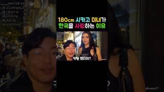 180cm 시카고 미녀가 한국을 좋아하는 이유
