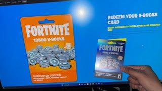 HOW TO REDEEM FORTNITE V-BUCKS CODE IN 2025!