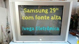 Tv Sansung 29M21MQ fonte alta, entenda porque isso acontece.