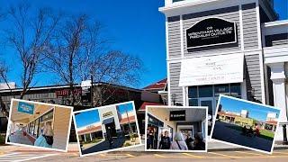Needham, MA Part 10 | Wrentham Village Premium Outlets Shopping Spree Columbia + Levi's + Lululemon