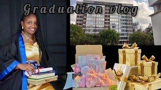 Graduation vlog:GRWM, TECHNICAL UNIVERSITY 12th GRADUATION CEREMONY, Rehearsals, unboxing my gifts