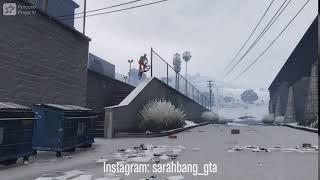 GTA V BMX - Christmas 360 on snow