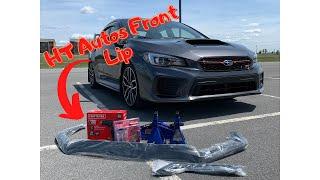 STI HT Autos Front Lip Install