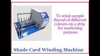 Shade Card Winding Machine| Q-Test | Amith Garment Services