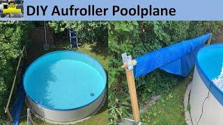 DIY Poolplane aufrollen und Halterung bauen