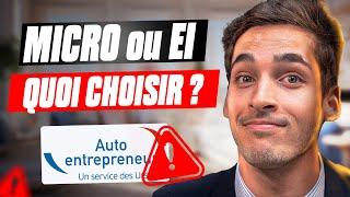 Micro entreprise ou Entreprise individuelle : Quel statut choisir ?