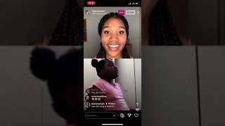 tiahranelson’s Instagram live (part 2) Funny live 