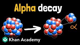 Alpha decay | High school chemistry | Khan Academy