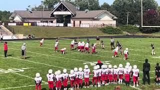 4th Grade Kappa vs Eaton Rapids 2023 Roman Duckett QB 12