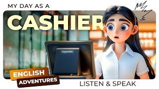 My Day as A Cashier | Improve your English | English story for listening