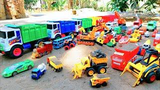 RC TRACTORS, MEGA RC TRUCKS, RC MACHINES COLLECTION!! EXCAVATOR LESU ET30H, KABOLITE K350-200 DIGGER