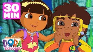 Dora & Diego's Rescue Adventures! ‍️ 30 Minutes | Dora the Explorer