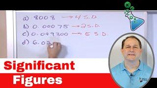 03 - Significant Figures Rules (Sig Fig Rules) for Calculations in Chemistry & Physics