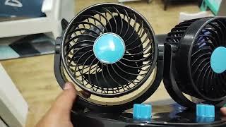 Unboxing portable Car fan