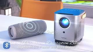 5G WiFi Bluetooth Projector, TOPTRO TR23 Outdoor Projector