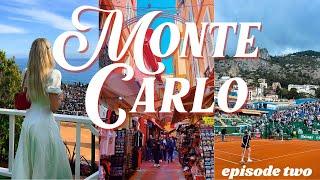 MONTE CARLO: a few days in my life, tennis, q+a get ready with me!