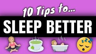 Learn 10 tips for better sleep! PE Buddy Sleep Series Part 3/3