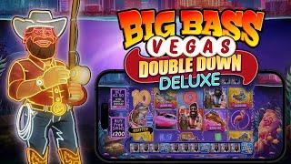  BIG BASS VEGAS DOUBLE DOWN DELUXE (PRAGMATIC PLAY)  INSANE WIN!  NEW SLOT! 