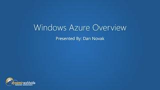 Microsoft Azure Overview