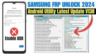 SAMSUNG FRP UNLOCK ANDROID 14/13 2024 | ADB FAIL FIX TOOL | ONE CLICK FRP BYPASS TOOL