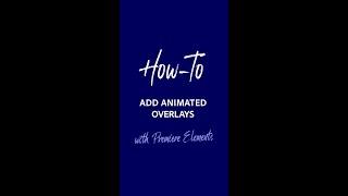 Add Animated Overlays to your videos. #shorts