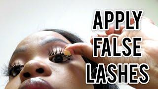 THE EASIEST WAY TO APPLY YOUR LASHES | KHAY REPUBLIK