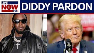 BREAKING: Trump asked if he'll pardon Sean Diddy Combs