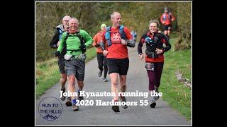 John Kynaston running the 2020 Hardmoors 55