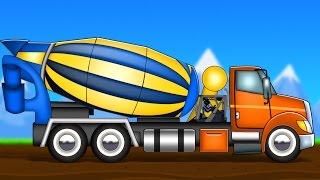 concrete mixer | formation and uses | videos for kids | construction vehicles