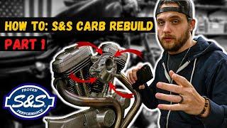 HOW TO: S&S Carb Rebuild (Part 1) - Harley Davidson Sportster