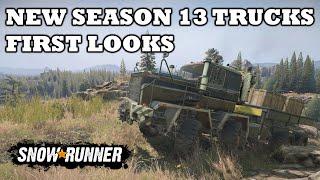 NEW TRUCKS & CHANGES IN SEASON 13!