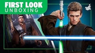 Hot Toys Anakin Skywalker Star Wars Attack of the Clones Figure Unboxing | First Look