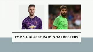 TOP 5 HIGHEST PAID GOALKEEPERS IN THE WORLD!!!