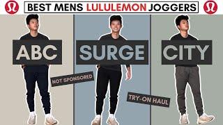 Best Lululemon Mens Joggers Explained (ABC, Surge, City Sweat)