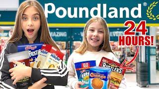 EATING only £1 shop FOOD for 24HOURS