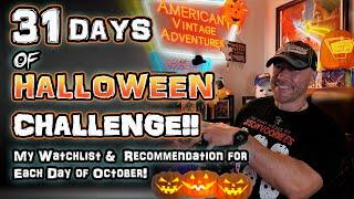 31 Days of Halloween CHALLENGE! My Horror Movie Watchlist