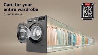 Bosch 9 & 10kg Front Load Washing Machine | Care For Your Entire Wardrobe