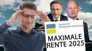 Maximale gesetzliche Rente 2025: So hoch ist sie! (schockierende Zahlen)