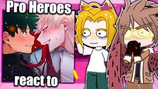 Pro Heroes React To Class 1A | Mha | Gacha Club