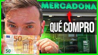 QUÉ COMPRO CON €50 EN UN SUPERMERCADO - MERCADONA DE MADRID 