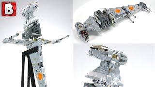 LEGO B-wing Starfighter MOC!!! Minifigure Scale and Amazing!