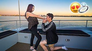 SHE SAID YES!! **surprise proposal**