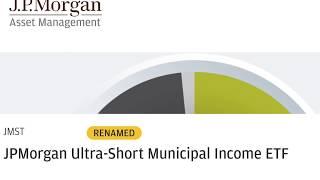 JMST : JPMorgan's Ultra-Short Term Muni ETF With A Teaser Rate