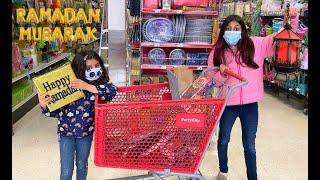 Shopping for RAMADAN 2021 decorations!! family fun vlogs