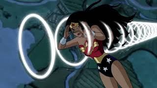 Wonder Woman Blasted Unconscious