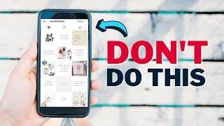 Major mistakes you're making with Instagram content