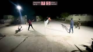 Badminton Match ( Abdullah & Sa'di VS Athar & Salman )